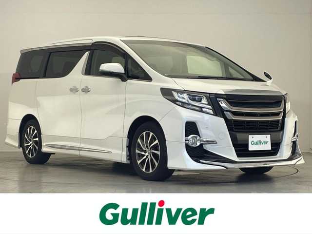トヨタ アルファード S 滋賀県 2017(平29)年 5.2万km ホワイトパールクリスタルシャイン 禁煙車/モデリスタエアロ/モデリスタグリル/サンルーフ/純正９型SDナビ/・CD/DVD/フルセグ/Bluetooth/SD/純正１２型フリップダウンモニター/バックカメラ/両側パワースライドドア/LEDヘッドライト/純正１７AW/ビルトインETC/スマートキー