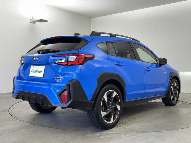 スバル クロストレック リミテッド 兵庫県 2023(令5)年 1.9万km 青 ・純正11.6インチディスプレイオーディオ/　Bluetoothオーディオ/　USB接続/　AppleCarPlay/AndroidAuto接続/　フルセグテレビ/・アラウンドビューモニター/・ETC/・アイサイト/　プリクラッシュブレーキ/　全車速追従機能付クルーズコントロール/　車線逸脱抑制機能/　ふらつき警報/　先行車発進お知らせ機能/　AT誤発進抑制制御＆AT誤後進抑制制御/　後退時ブレーキアシスト/　アイサイトセイフティプラス（運転支援・視界拡張）/・純正フロアマット/・パワーシート（運転席・助手席）/・メモリーシート（運転席）/・シートヒーター（運転席・助手席）/・電子パーキングブレーキ/・オートビークルブレーキホールド/・オートワイパー/・純正18インチアルミホイール/・ABS/・横滑り防止機能/・後コーナーセンサー/・盗難防止装置/・オートライト/・LEDヘッドライト/・Wエアバック/・MTモード付AT/・スマートキー/・スペアキー/・左右独立オートエアコン/・色番号XDA