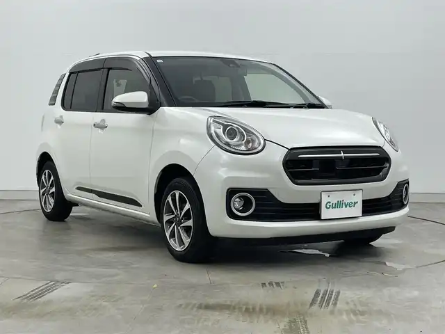 トヨタ パッソ モーダ　Gパッケージ 岡山県 2016(平28)年 5.4万km パールホワイトⅢ 純正7インチナビ NSZT-W66T/地デジフルセグTV/Bluetooth/CD/DVD/SD/バックカメラ /スマートアシスト/シートヒーター/レザー調シートカバー/モデリスタ14インチアルミホイール/ビルトインETC/LEDヘッドライト/フォグランプ/オートライト /アイドリングストップ/社外フロアマット/ステアリングスイッチ/前後ドライブレコーダー
