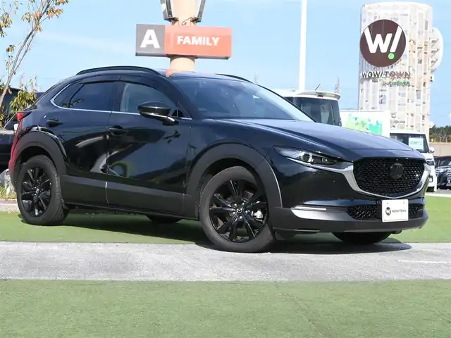 マツダ ＣＸ－３０ XD ブラックトーンエディション 千葉県 2023(令5)年 0.6万km ジェットブラックマイカ i-ACTIVSENSE/・スマートブレーキサポート/・ブラインドスポットモニタリング/・レーンキープ・アシスト・システム/アクティブ・ドライビング・ディスプレイ/パワーバックドア/純正SDナビ/地デジTV/【DVD/CD再生機能　Bluetooth接続】/【Apple CarPlay　Android Auto対応】/360°ビュー・モニター/リバース連動ドアミラー（左）/ドライブレコーダー（前後撮影）/社外レーダー/革巻きステアリング/ステアリングヒーター/ステアリングスイッチ/パドルシフト/ETC/LEDヘッドライト/ウインカーミラー/コーナーセンサー/純正18インチアルミホイル/サイド/カーテンエアバッグ/アドバンストキーレスエントリー