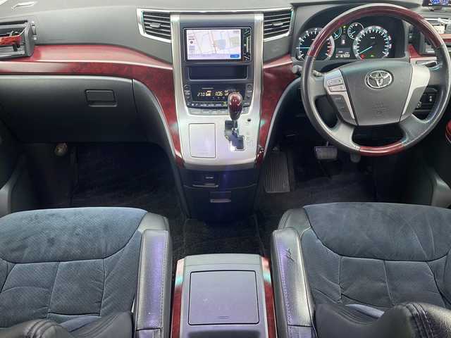 トヨタ ヴェルファイア 3．5Z Gエディション 道東・釧路十勝 2008(平20)年 16.8万km ブラック ・4WD/・社外SDナビ（BT/CD/DVD/フルセグ）/・ETC/・3列シート/・MT付きAT/・電動リアゲート/・パワーシート（D席・N席）/・フリップダウンモニター/・サンルーフ/・ステアリングスイッチ/・カーテンエアバック/・コーナーセンサー/・メモリーシート/・クルーズコントロール/・社外エンジンスターター/・フロアマット純正/・ウォークスルー/・横滑り機能/・オートライト/・フォグライト/・ドアバイザー