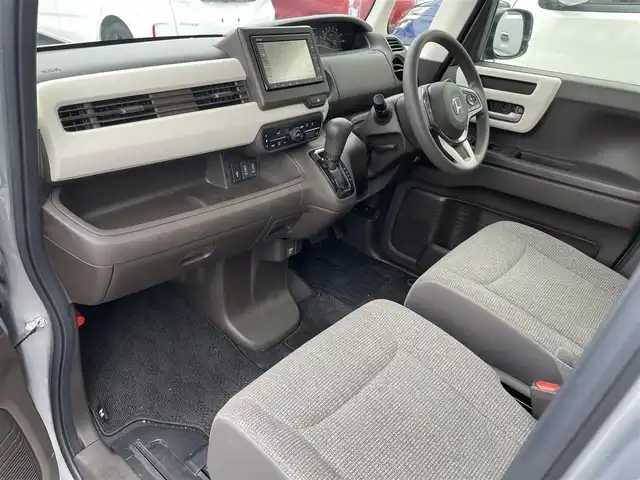 ホンダ Ｎ ＢＯＸ EX 滋賀県 2021(令3)年 0.6万km ルナシルバーM 純正ナビ/Bluetooth/USB/CD/バックカメラ/両側電動スライド/レーンキープ/衝突軽減/LEDヘッドライト/オートライト/オートハイビーム/リアソナー/ドラレコ（前）/ビルトインETC/純正マット/ドアバイザー/プッシュスタート/スマートキー/ステアリングリモコン/リアサンシェード