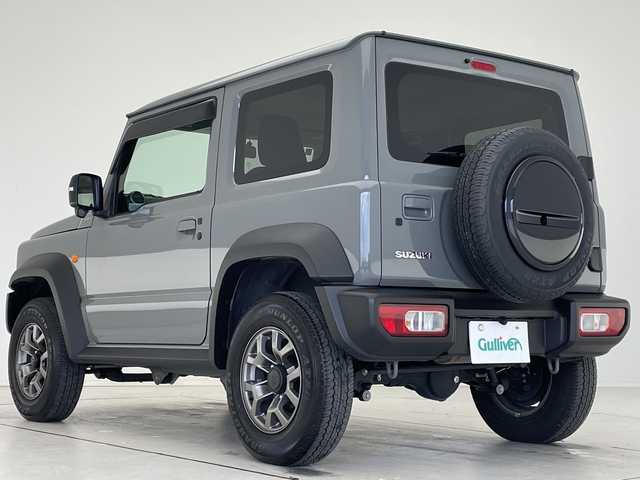 スズキ ジムニー シエラ JC 愛知県 2024(令6)年 2.2万km ミディアムグレー ディスプレイオーディオ　ナビ機能なし/クルーズコントロール/シートヒーター/バックカメラ/Bluetooth/衝突軽減システム/純正アルミホイール/４WD/LEDヘッドライト/レーンキープアシスト/ステアリングスイッチ/スマートキー/プッシュスタート