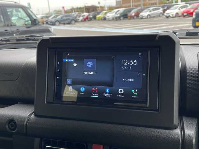 スズキ ジムニー シエラ JC 愛知県 2024(令6)年 2.2万km ミディアムグレー ディスプレイオーディオ　ナビ機能なし/クルーズコントロール/シートヒーター/バックカメラ/Bluetooth/衝突軽減システム/純正アルミホイール/４WD/LEDヘッドライト/レーンキープアシスト/ステアリングスイッチ/スマートキー/プッシュスタート