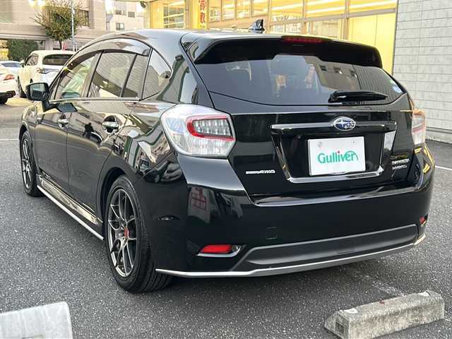 スバル インプレッサ スポーツ HV 2．0i-S アイサイト 埼玉県 2016(平28)年 5.2万km クリスタルブラックシリカ 登録時51141km/アイサイト/純正ディーラーオプションナビ/　CD/DVD/Bluetooth/フルセグTV/HDMI/バックカメラ/レーダークルーズコントロール/レーンキープアシスト/衝突軽減装置/横滑り防止機能/デジタルインナーミラー/社外BBS１７インチAW/プッシュスタート/スマートキー/HID/フォグランプ/パドルシフト/ステアリングリモコン/革巻きハンドル/ハーフレザーシート/純正フロアマット/電動格納ミラー/ウィンカーミラー/プッシュスタート/スマートキー×1/保証書/取扱説明書
