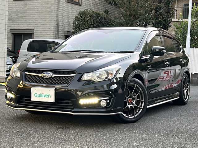 スバル インプレッサ スポーツ HV 2．0i-S アイサイト 埼玉県 2016(平28)年 5.2万km クリスタルブラックシリカ 登録時51141km/アイサイト/純正ディーラーオプションナビ/　CD/DVD/Bluetooth/フルセグTV/HDMI/バックカメラ/レーダークルーズコントロール/レーンキープアシスト/衝突軽減装置/横滑り防止機能/デジタルインナーミラー/社外BBS１７インチAW/プッシュスタート/スマートキー/HID/フォグランプ/パドルシフト/ステアリングリモコン/革巻きハンドル/ハーフレザーシート/純正フロアマット/電動格納ミラー/ウィンカーミラー/プッシュスタート/スマートキー×1/保証書/取扱説明書