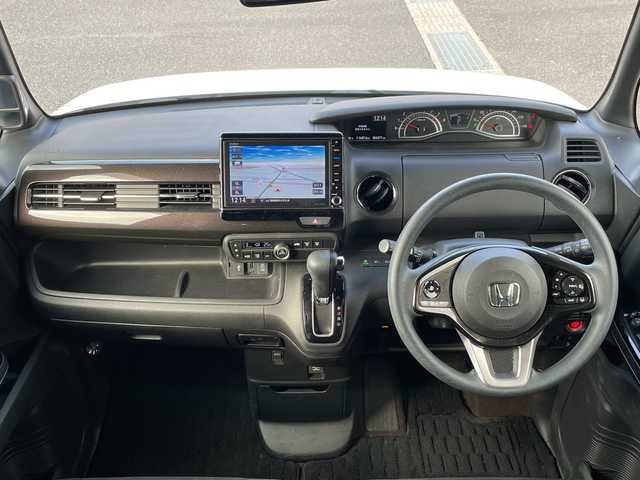 ホンダ Ｎ ＢＯＸ カスタム G L ホンダセンシング 山口県 2018(平30)年 6.7万km プレミアムホワイトパールⅡ 純正メモリナビ/Bluetooth/フルセグTV/バックカメラ/ステアリングスイッチ/両側パワースライドドア/クルーズコントロール/衝突軽減ブレーキ/横滑り防止装置/レーンキープアシスト/スマートキー＆プッシュスタート/LEDヘッドライト＆LEDフォグライト/オートライト/純正前方録画タイプドライブレコーダー/純正14インチAW/保証書・取説/スペアキー1個