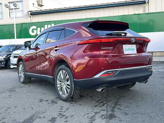 トヨタ ハリアー Z 福島県 2020(令2)年 7.5万km センシュアルレッドマイカ 衝突軽減ブレーキ/純正メモリーナビ/（FM/AM/Bluetooth）/フルセグTV/バックカメラ/レーンキープアシスト/横滑り防止装置/コーナーセンサー/LEDヘッドライト/オートライト/スマートキー/スペアキー/純正19インチAW/純正フロアマット/ETC