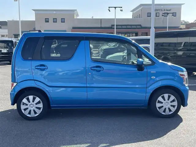 スズキ ワゴンＲ HYBRID FX 長崎県 2019(令1)年 9.2万km ブリスクブルーM プッシュスタート/純正SDナビ/CD/DVD/BT/ワンセグTV/全方位カメラ/衝突被害軽減システム/レーンキープアシスト/前席シートヒーター/ステアリングスイッチ/オートライト/ビルトインETC