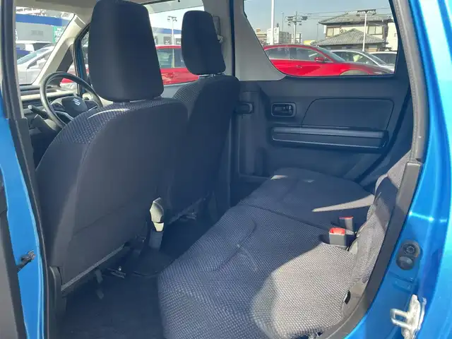 スズキ ワゴンＲ HYBRID FX 長崎県 2019(令1)年 9.2万km ブリスクブルーM プッシュスタート/純正SDナビ/CD/DVD/BT/ワンセグTV/全方位カメラ/衝突被害軽減システム/レーンキープアシスト/前席シートヒーター/ステアリングスイッチ/オートライト/ビルトインETC