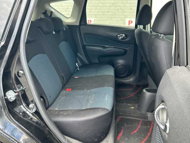 日産 ノート X 長野県 2014(平26)年 11.1万km スーパーブラック ・純正ナビ/・フルセグTV/CD/SD/AUX/・バックカメラ/・ETC/・社外15インチAW/・スペアキー/・プッシュスタート/・スマートキー