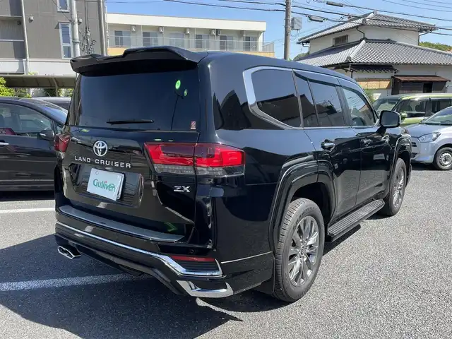 トヨタ ランドクルーザー ZX 大阪府 2023(令5)年 0.4万km 黒 モデリスタエアロ/メーカーナビ/・Bluetooth/・フルセグTV/JBLプレミアムサウンド/モデリスタフルエアロ/サンルーフ/レザーシート/ステアリングヒーター/シートヒーター/ベンチレーション/クーラーBOX/リアエンターテイメント/パワーバックドア/360度カメラ/前後カメラドラレコ/ビルトインETC/パワーバックドア/純正フロアマット