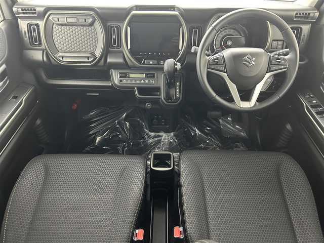 スズキ ハスラー タフワイルド・ターボ 埼玉県 2024(令6)年 0.1万km ベージュ 純正９型ナビ　フルセグ　ＵＳＢ　ＣＤ／ＤＶＤ　全方位カメラ　パドルシフト　ＬＥＤヘッドライト　アダプティブクルーズコントロール　純正フロアマット　純正アルミホイール　シートヒーター　フルフラットシート/カラーコード：E7Z