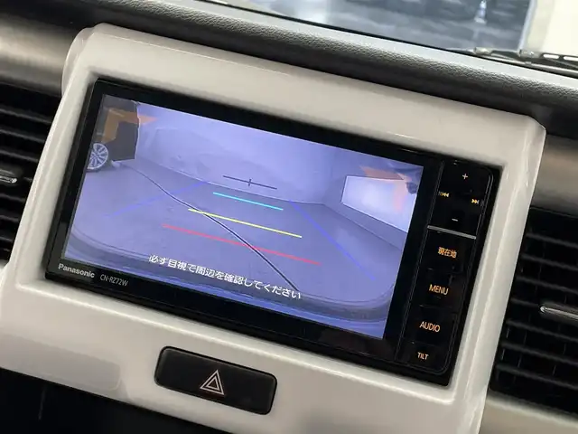 スズキ ハスラー X ターボ 滋賀県 2016(平28)年 7万km サマーブルーM 禁煙車/純正7インチナビ/CD.DVD.Bluetooth.フルセグ/バックカメラ/衝突軽減ブレーキ/車線逸脱警報/ETC/前席シートヒーター/HIDヘッドライト/オートライト/アイドリングストップ/スマートキー/スペアキー