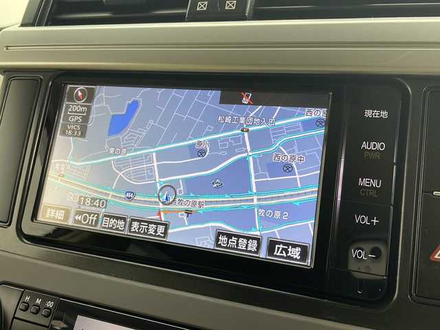 トヨタ ランドクルーザー プラド TX 千葉県 2016(平28)年 3.7万km ダークグリーンマイカ ルーフレール/純正7インチメモリーナビ/・Bluetooth/・フルセグTV/・バックカメラ/LEDヘッドライト/スマートキー/サイドステップ/ビルトインETC