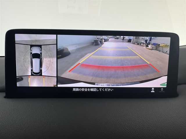 マツダ ＣＸ－８ XD グランドジャーニー 愛知県 2023(令5)年 1.8万km ジェットブラックマイカ 4WD/ディーゼルターボ/ヘッドアップディスプレイ/純正ナビ付10.25インチセンターディスプレイ/　　　・BT/フルセグ/全方位カメラ/ドライブレコーダー（前後）/ETC/本革巻ステアリングリモコン/ステアリングヒーター/ステアリングリモコン/ハーフレザーシート/パワーシート（D/N）/置くだけ充電/シートヒーター（1、2列目）/三列シート/7人乗り/パワーバックドア/ルーフレール/純正19インチアルミホイール/アダプティブLEDヘッドライト/フォグランプ/ブラインドスポットモニター/レーダークルーズコントロール/レーンキープアシスト/トラフィック＆クルーズサポート/交通標識認識機能/ドライバーアテンションアラート
