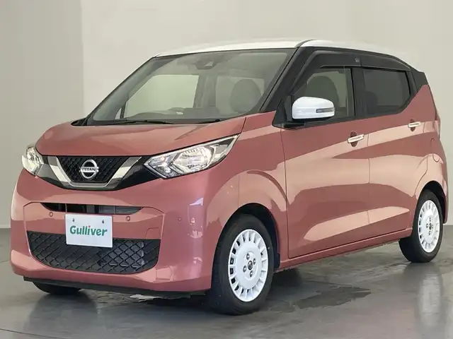 日産 デイズ ボレロ 愛知県 2020(令2)年 2.3万km ピンクⅡ 純正９型ナビ　フルセグＴＶ　Ｂｌｕｅｔｏｏｔｈ　全方位カメラ　ＥＴＣ　ナビ連動純正ドラレコ　ボレロハーフレザー専用シート　オートライト　エマブレ　衝突軽減装置　ツートンカラー　コーナーセンサー　禁煙車