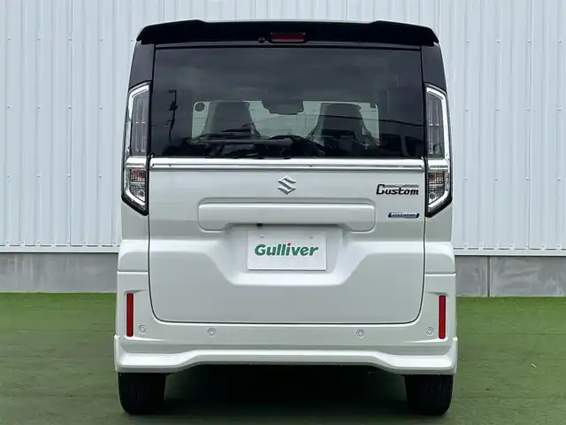 スズキ スペーシア カスタム HYBRID XS 香川県 2025(令7)年 0.1千km ピュアホワイトパール/ブラック2トーン デュアルカメラブレーキ/純正9インチメモリナビ/・スズキコネクト対応通信機装着車(195800円)/全方位カメラ/両側パワースライド/ハーフレザーシート/シートヒーター/革巻きステアリング/ステアリングヒーター/ステアリングリモコン/レーダークルーズコントロール/HUD/BSM/LEDライト/スマートキー/プッシュスタート