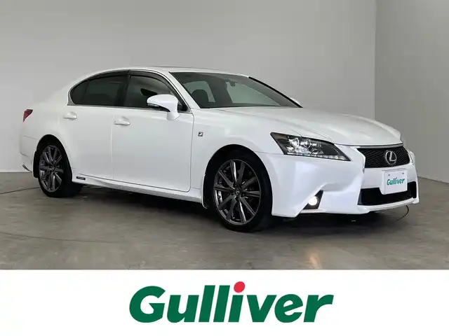 レクサス ＧＳ 450h Fスポーツ 埼玉県 2012(平24)年 6.3万km ホワイトパールクリスタルシャイン 純正ナビ（12.3インチ）/Bluetooth、TV、USB、AUX、AM、FM/サンルーフ/黒レザーシート/パワーシート/シートヒーター/ベンチレーション/クルーズコントロール/デジタルインナーミラー（社外）/ビルトインETC2.0/ドラレコ（前のみ）/パワーイージーアクセスシステム/車両接近通報装置 /“F SPORT”専用リヤスポイラー