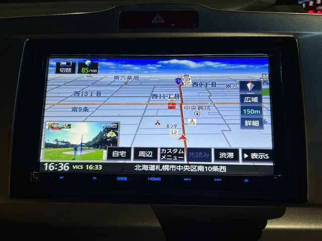 ホンダ フリード スパイク G ジャストセレクション 道央・札幌 2012(平24)年 9.1万km ポリッシュドメタルメタリック 社外ナビ（AM/FM/CD/DVD/BT/TVフルセグ）/ETC/片側電動パワースライドドア（助手席側）/片側イージークローザードア（運転席側）/横滑り防止装置/ECONモード/オートエアコン/リアデフォッガースイッチ/電動格納ミラー/純正フロアマット/ドアバイザー/積み込み冬タイヤ（純正ホイールカバー）/ISOFIX/社外エンジンスターター