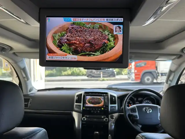 トヨタ ランドクルーザー ZX 道央・札幌 2014(平26)年 6.8万km ブラック 外部検査済み/中期モデル/メーカーオプション/・マルチナビゲーションＴＶ/・パノラミックビューモニター/・後席リアエンターテイメント/OPモデリスタエアロキット（F/R）/電動サンルーフ/黒レザーシート/DC22インチアルミホイール/センターデフロック/前席シートヒーター/シートベンチレーション/後席シートヒーター/ステアリングヒーター/クロールコントロール/ヒッチメンバー/FRコーナーセンサー/ドライブレコーダー/ETC/新車保証書/取扱説明書