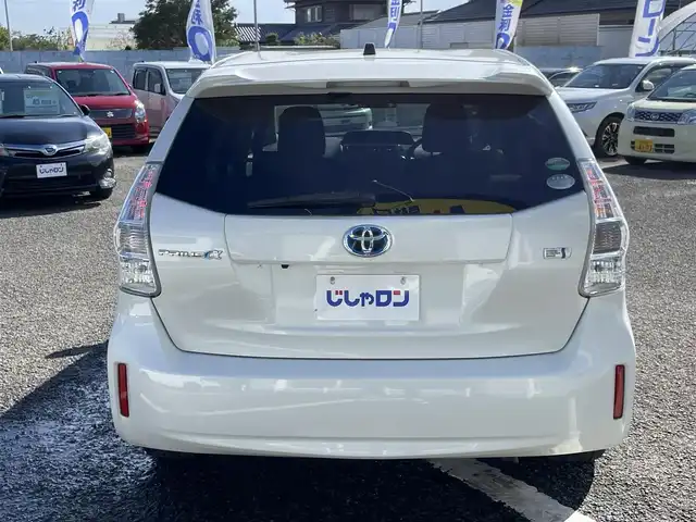 トヨタ プリウス α S チューンブラック 徳島県 2014(平26)年 6.5万km ホワイトパールクリスタルシャイン (株)IDOMが運営する【じしゃロン徳島店】の自社ローン専用車両になりますこちらは現金またはオートローンご利用時の価格です。/自社ローンご希望の方は別途その旨お申付け下さい”	/ワンオーナー/純正ナビゲーション/（フルセグ/CD/DVD/SD/SDREC/Bluetooth)/バックカメラ/ハロゲンオートヘッドライト/ヘッドライトレベリング/フォグランプ/15インチ純正アルミホイール/ウィンカーミラー/プッシュスタート/スマートキー/革巻きステアリング/ステアリングリモコン/EVモード切替/ECO＆Powerモード切替	/カーテンエアバック/純正フロアマット/サイドバイザー