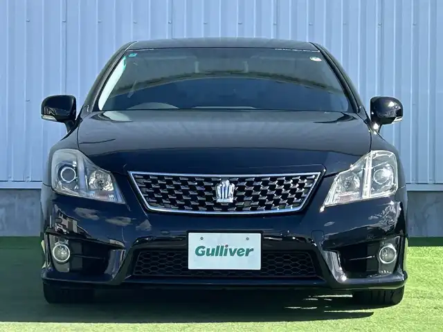 トヨタ クラウン アスリート 香川県 2011(平23)年 4.3万km ブラック 純正8インチHDDナビ/→フルセグ/CD/DVD/USB/AUX/バックカメラ/テイン車高調/RAYS19インチアルミ/純正シートカバー/前席パワーシート/運転席シートヒーター/MTモード付AT/クルーズコントロール/クリアランスソナー/革巻きステアリング/ステアリングリモコン/横滑り防止装置/盗難防止装置/ビルトインETC/純正フロアマット/プッシュスタート/スマートキー