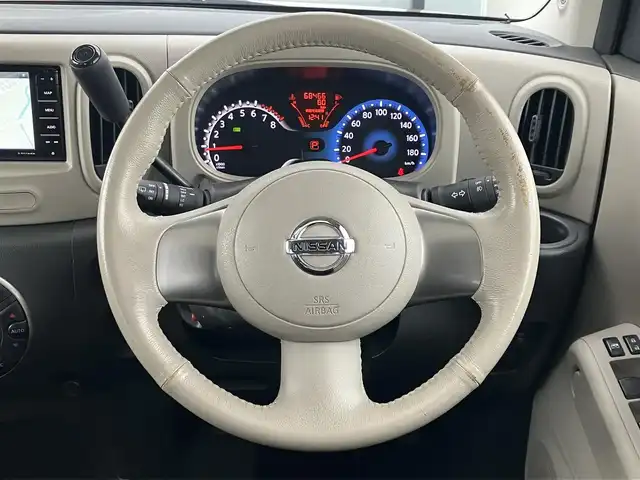 日産 キューブ 15X FOUR Vセレクション 道南・函館 2010(平22)年 6.9万km シャイニーブロンズ /社外メモリーナビ//フルセグTV//純正エンジンスターター//ガラスルーフ//切替４WD//ECO MODE//オートライト//フォグランプ//プッシュスタート//スマートキー//スペアキー//取扱説明書//保証書