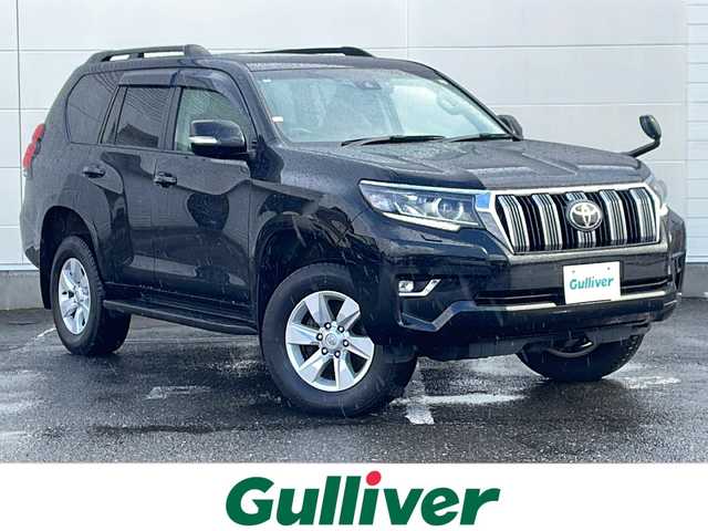 トヨタ ランドクルーザー プラド TX 岩手県 2022(令4)年 7.3万km ブラック 7人乗 サンルーフ ルーフレール ナビ 前後ドラレコ ETC フルセグ セーフティセンス レーダークルーズコントロール 革調シートカバー 純正17AW オートLEDライト フォグランプ ヘッドライトウォッシャー スペアタイヤ 純正エンジンスターター