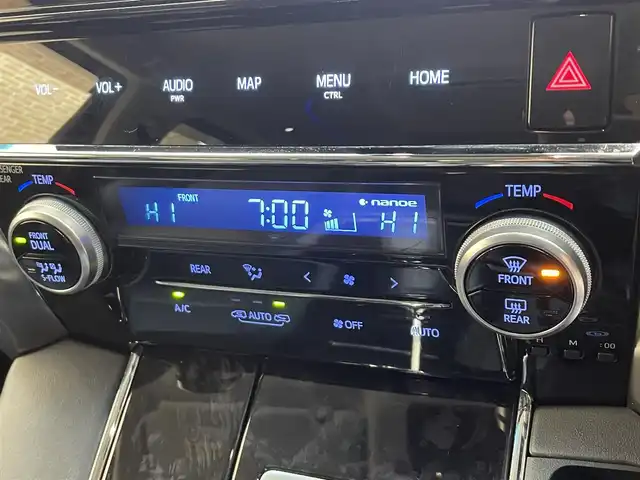 トヨタ アルファードハイブリット SR 岩手県 2018(平30)年 9.5万km ホワイトパールクリスタルシャイン 4WD/純正10型ナビ/衝突軽減システム/追従クルーズコントロール/レーンキープアシスト/ビルトインETC/純正フリップダウンモニター/純正エンジンスターター/電子パーキングブレーキ/シートヒーター/エアシート/クリアランスソナー/ドライブレコーダー/前席パワーシート/運転席シートメモリー付き/オットマン/オートライト/オートハイビーム/三眼LEDヘッドライト/フォグライト/純正17インチアルミホイール