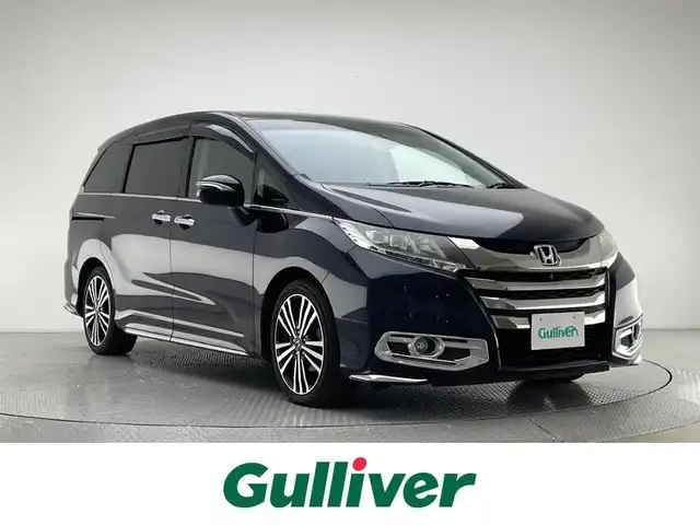 ホンダ オデッセイ アブソルート EX 兵庫県 2013(平25)年 8.6万km プレミアムヴィーナスブラックP 純正8インチナビ/Bluetooth　CD　DVD/フルセグ　TV/バックカメラ　バックモニター/・ホンダセンシング/・衝突被害軽減ブレーキ/・コーナーセンサー/・横滑り防止機能/ステアリングスイッチ/クルーズコントロール/ETC/オートライト/ヘッドライトLED/ブラインドスポットモニター/パワーシート/アイドリングストップ/エンジンプッシュボタン/パドルシフト/2列目オットマン
