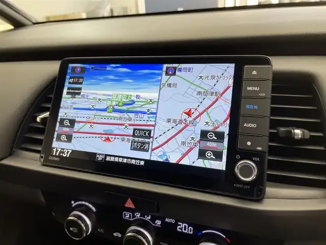 ホンダ フィット e:HEVホーム 滋賀県 2021(令3)年 3.4万km クリスタルブラックパール 禁煙車/純正ナビ/（CD/DVD/SD/Bluetooth/フルセグTV）/バックカメラ/ミラー型前後ドライブレコーダー/ビルトインETC/路外逸脱抑制機能/踏み間違い衝突軽減システム/先行車発進お知らせ/レーンキープアシストシステム/標識認識機能/革巻きステアリング/アダプティブクルーズコントロール/ステアリングリモコン/電動パーキングブレーキ/オートブレーキホールド/USB充電/ハーフレザーシート/LEDヘッドライト/オートヘッドライト/純正アルミホイール/社外フロアマット/スペアキー