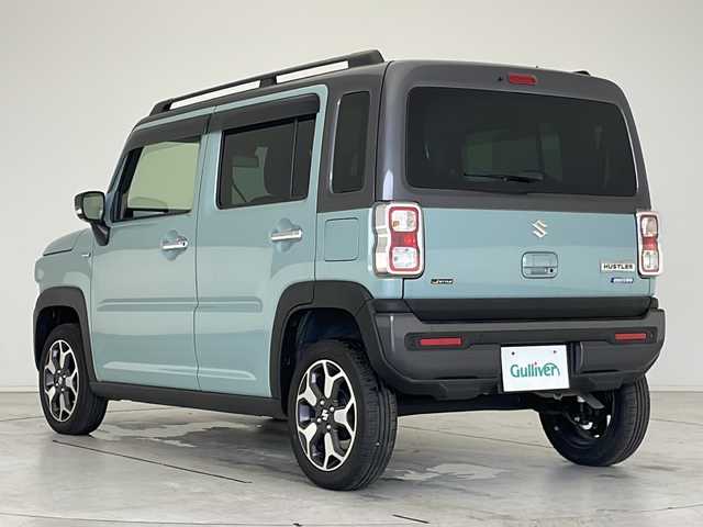 スズキ ハスラー Jスタイル Ⅱ 愛知県 2022(令4)年 0.1万km未満 オフブルーメタリック/ガンメタリック2トーンルーフ 届出済未使用車/衝突被害軽減ブレーキ/アダプティブクルーズコントロール/レーンキープアシスト/シートヒーター/LEDヘッドライト/オートライト/純正15インチAW/スマートキー/プッシュスタート