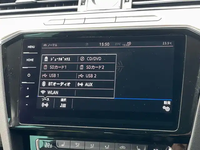 フォルクスワーゲン パサート ヴァリアント TDI エレガンス 山梨県 2019(平31)年 4.9万km ピュアホワイト 純正メモリナビ/　（CD/DVD/フルセグTV/Bluetooth）/バックカメラ/プリクラッシュ/ACC/LKA/サイドアシスト/半革/シートヒーター/D席パワーシート/LEDヘッドライト/ETC/純正17インチAw