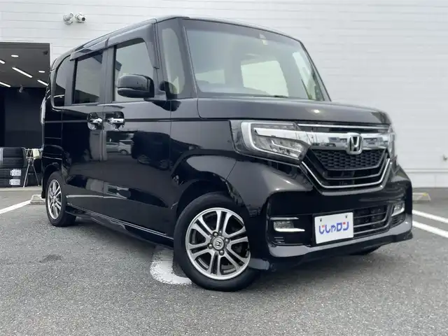 ホンダ Ｎ ＢＯＸ カスタム G L ホンダセンシング 熊本県 2017(平29)年 8.6万km クリスタルブラックパール (株)IDOMが運営する【じしゃロン熊本店】の自社ローン専用車両になります。こちらは現金またはオートローンご利用時の価格です。自社ローンご希望の方は別途その旨お申付け下さい　/純正ナビ（VXU-185NBi）/バックカメラ/フルセグテレビ/DVD/CD/Bluetooth接続/ビルトインETC/片側パワースライドドア/クルーズコントロール/LEDヘッドライト/オートライト/スマートキー