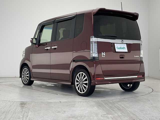 ホンダ Ｎ ＢＯＸ G ターボ Lパッケージ 愛知県 2016(平28)年 6.7万km プレミアムディープロッソパール 純正７型SDナビ/両側パワースライドドア/クルーズコントロール/フルセグ/CD/DVD/Bluetooth/純正アルミホイール/オートライト/ETC/ステアリングスイッチ/スマートキー/プッシュスタート/横滑り防止機能