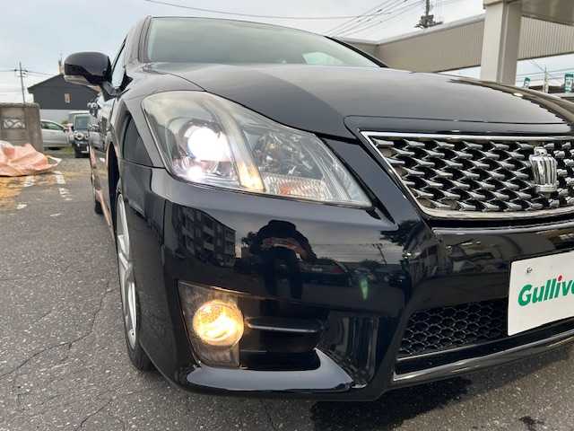 トヨタ クラウン アスリート i－FourスペシャルナビP 道東・釧路十勝 2010(平22)年 6.8万km ブラック ４WD/純正HDDナビ/CD/DVD/MSV/フルセグTV/バックカメラ /ホイール付冬タイヤ積込/ビルトインETC/カーテンエアバック/ドアバイザー/クルーズコントロール