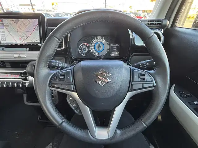 スズキ クロスビー HYBRID MZ 宮城県 2018(平30)年 8.3万km ピュアホワイトP 登録時走行距離82459km/純正ＳＤナビ/フルセグＴＶ/ＣＤ／ＤＶＤ／Ｂｌｕｅｔｏｏｔｈ／ＵＳＢ/全方位カメラ/プッシュスタート/衝突軽減ブレーキ/クルーズコントロール/コーナーセンサー/パドルシスト/ステアリングリモコン/全席シートヒーター/アイドリングストップ/LEDライト/ETC/AUTOライト