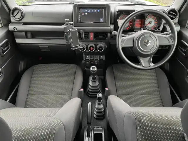 スズキ ジムニー XL 新潟県 2020(令2)年 4.3万km スペリアホワイト 4WD/社外ディスプレイオーディオ/CD/DVD/BT/USB/ETC/シートヒーター /ルーフキャリア/スマートキー/プッシュスタート/フォグランプ