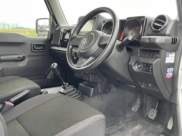 スズキ ジムニー XL 新潟県 2020(令2)年 4.3万km スペリアホワイト 4WD/社外ディスプレイオーディオ/CD/DVD/BT/USB/ETC/シートヒーター /ルーフキャリア/スマートキー/プッシュスタート/フォグランプ