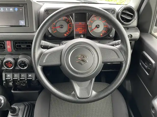 スズキ ジムニー XL 新潟県 2020(令2)年 4.3万km スペリアホワイト 4WD/社外ディスプレイオーディオ/CD/DVD/BT/USB/ETC/シートヒーター /ルーフキャリア/スマートキー/プッシュスタート/フォグランプ