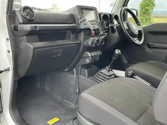 スズキ ジムニー XL 新潟県 2020(令2)年 4.3万km スペリアホワイト 4WD/社外ディスプレイオーディオ/CD/DVD/BT/USB/ETC/シートヒーター /ルーフキャリア/スマートキー/プッシュスタート/フォグランプ