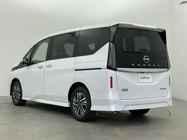日産 セレナ e－パワー ハイウェイスター V 富山県 2025(令7)年 0.1千km プリズムホワイト 登録済未使用車/12.3型アドバンスドドライブアシストディスプレイ/（AM/FM/USB/BT/AppleCarplay/AndroidAuto）/フルセグTV/インテリジェント アラウンドビューモニター/両側パワースライドドア/プロパイロット（ナビリンク機能付）/アダプティブクルーズコントロール/エマージェンシーブレーキ/ブラインドスポットモニター/アダプティブLEDヘッドライトシステム/インテリジェントルームミラー/ワイヤレス充電器/ETC2.0ユニット（ビルトインタイプ）/ドライブレコーダー/スマートキー×２/プッシュスタート/純正16インチＡＷ/取扱説明書/保証書