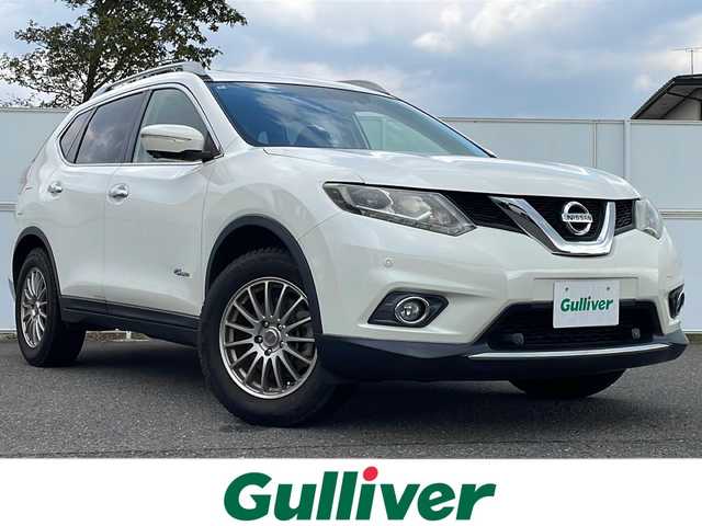 日産 エクストレイル ハイブリッド 20X エマージェンシーブレーキ 岩手県 2016(平28)年 4.9万km ブリリアントホワイトパール パノラマルーフ メーカーナビ 全周囲C ETC フルセグ デジタルインナーミラー ドラレコ ハンズフリー電動リアゲート カプロンシート シートヒーター オートLEDライト フォグ クルーズコントロール ルーフレール