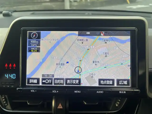 トヨタ Ｃ－ＨＲ G 愛知県 2017(平29)年 12.6万km ブラックマイカ 純正9型ナビ(NSZT-Y66T)/AM/FM/CD/DVD/SD/BT/USB/HDMI/フルセグTV/バックカメラ/黒レザーシート/前席シートヒーター/クルーズコントロール/プリクラッシュセーフティ/クリアランスソナー/レーンアシスト/オートハイビーム/BSM/ETC2.0/電動パーキングブレーキ/オートホールド機能/ウインカーミラー/ドアバイザー/フロアマット