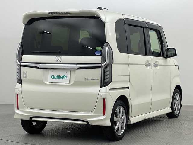 ホンダ Ｎ ＢＯＸ カスタム G L ホンダセンシング 新潟県 2017(平29)年 2.1万km プレミアムホワイトパールⅡ ホンダセンシング/シーケンシャルウィンカー/SDナビ/　CD/DVD/Bluetooth/フルセグTV/バックカメラ/左側パワースライドドア/レーダークルーズコントロール/LEDオート－ライト/14インチアルミホイール/ウィンカーミラー/電格ミラー/レーンキープアシスト/スマートキー/ビルトインETC