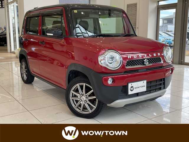 スズキ ハスラー タフワイルド 埼玉県 2018(平30)年 5.3万km フェニックスレッドパール/ブラック 2トーン デュアルカメラブレーキサポート/社外SDナビ/　　CD/ワンセグ/USB/HIDオートライト/ハーフレザーシート/シートヒーター/スマートキー/ビルトインETC/禁煙車