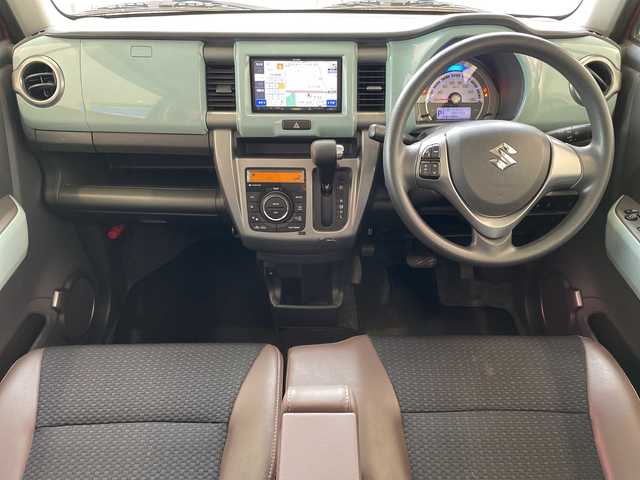 スズキ ハスラー タフワイルド 埼玉県 2018(平30)年 5.3万km フェニックスレッドパール/ブラック 2トーン デュアルカメラブレーキサポート/社外SDナビ/　　CD/ワンセグ/USB/HIDオートライト/ハーフレザーシート/シートヒーター/スマートキー/ビルトインETC/禁煙車