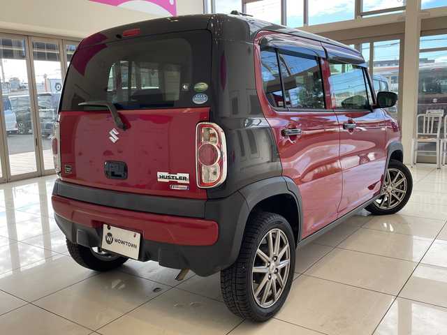 スズキ ハスラー タフワイルド 埼玉県 2018(平30)年 5.3万km フェニックスレッドパール/ブラック 2トーン デュアルカメラブレーキサポート/社外SDナビ/　　CD/ワンセグ/USB/HIDオートライト/ハーフレザーシート/シートヒーター/スマートキー/ビルトインETC/禁煙車