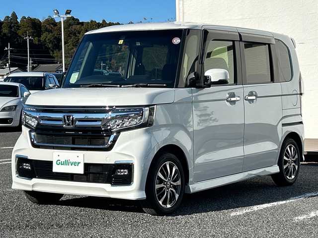 ホンダ Ｎ ＢＯＸ カスタム L 千葉県 2023(令5)年 2.2万km プラチナホワイトパール ナビＶＸＭ－１７４ＶＦＸｉ　バックカメラ　パワースライドドア　ＢＴ　ＴＶ　ホンダセンシング　レーダークルーズ　ブレーキホールド　スマートキー　シートヒーター　ＬＥＤライト　オートライト　マット　